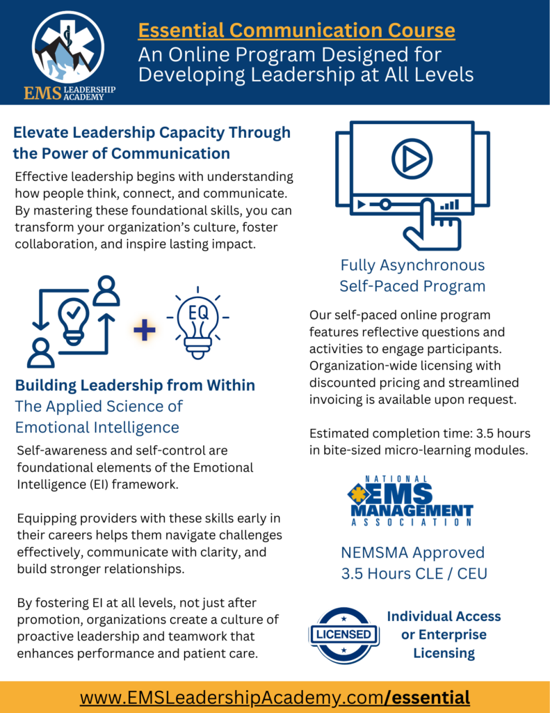 Comm Course Training Flyer - ELA